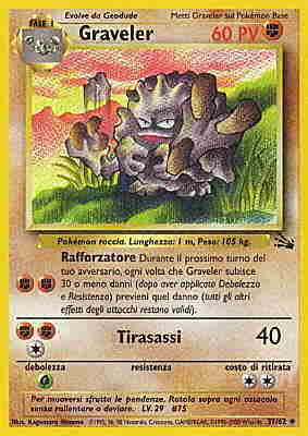 37 / 62 Graveler non comune unlimited (IT) -NEAR MINT-