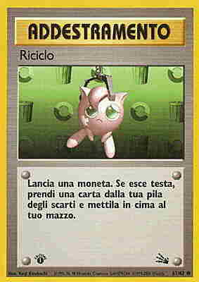 61 / 62 Riciclo comune unlimited (IT) -NEAR MINT-