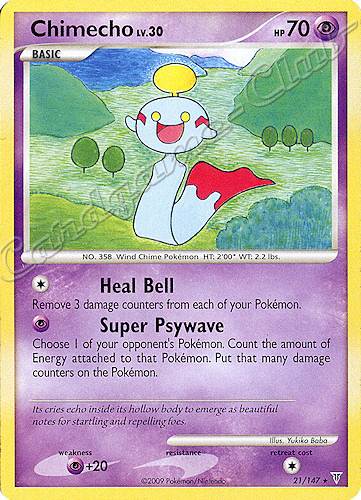 021 / 147 Chimecho LV.30 rara (EN) -NEAR MINT-