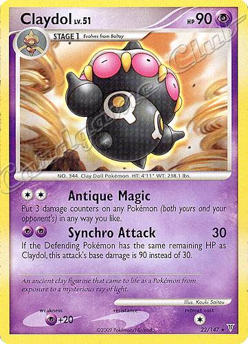 022 / 147 Claydol LV.51 rara (EN) -NEAR MINT-