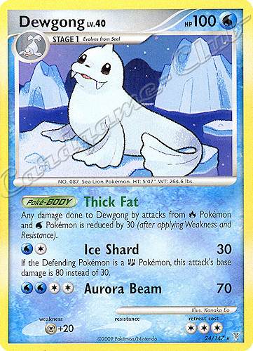 024 / 147 Dewgong LV.40 rara (EN) -NEAR MINT-