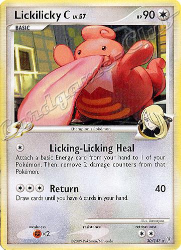 030 / 147 Lickilicky LV.57 rara (EN) -NEAR MINT-