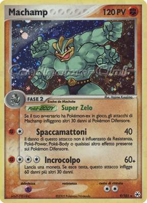 009 / 101 Machamp rara foil (IT) -NEAR MINT-