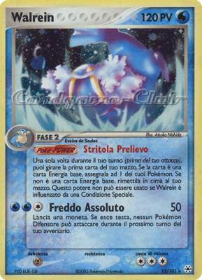 015 / 101 Walrein rara foil (IT) -NEAR MINT-