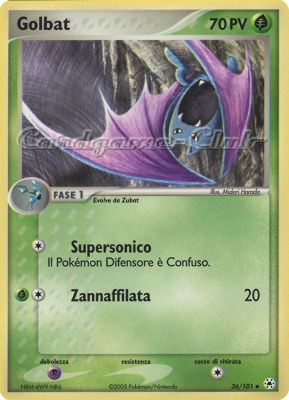 036 / 101 Golbat non comune (IT) -NEAR MINT-