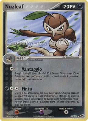 045 / 101 Nuzleaf non comune (IT) -NEAR MINT-