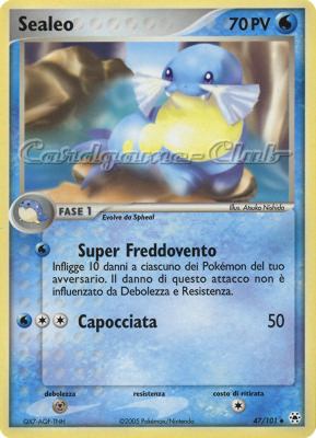047 / 101 Sealeo non comune (IT) -NEAR MINT-