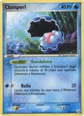 058 / 101 Clamperl comune (IT) -NEAR MINT-