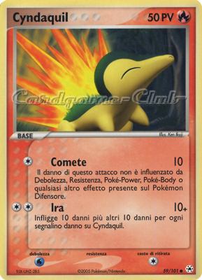 059 / 101 Cyndaquil comune (IT) -NEAR MINT-