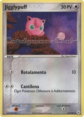 063 / 101 Jigglypuff comune (IT) -NEAR MINT-