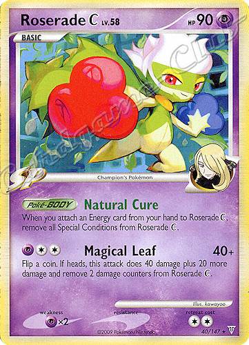 040 / 147 Roserade C LV.58 rara (EN) -NEAR MINT-