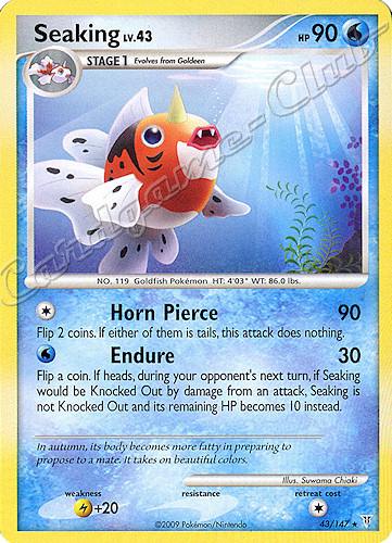 043 / 147 Seaking LV.43 rara (EN) -NEAR MINT-