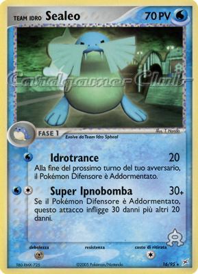 16 / 95 Team Idro Sealeo rara (IT) -NEAR MINT-