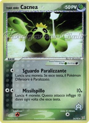 24 / 95 Team Idro Cacnea non comune (IT) -NEAR MINT-