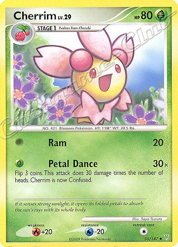 055 / 147 Cherrim LV.29 non comune (EN) -NEAR MINT-
