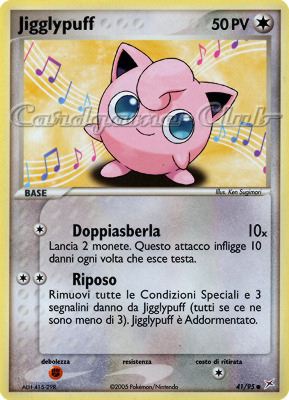 41 / 95 Jigglypuff comune (IT) -NEAR MINT-