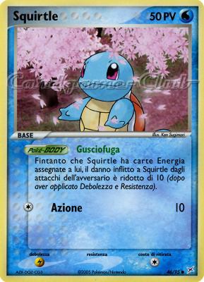 46 / 95 Squirtle comune (IT) -NEAR MINT-