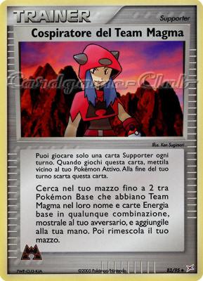 82 / 95 Cospiratore del Team Magma non comune (IT) -NEAR MINT-