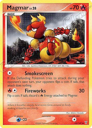 065 / 147 Magmar LV.28 non comune (EN) -NEAR MINT-