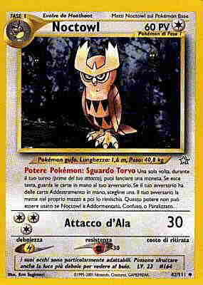 042 / 111 Noctowl non comune unlimited (IT) -NEAR MINT-