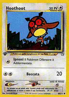 060 / 111 Hoothoot comune unlimited (IT) -NEAR MINT-