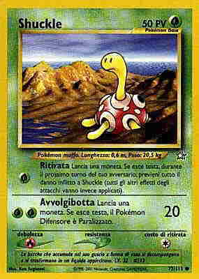 072 / 111 Shuckle comune unlimited (IT) -NEAR MINT-