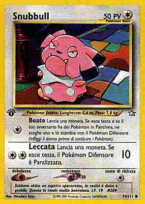 074 / 111 Snubbull comune unlimited (IT) -NEAR MINT-