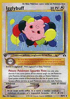 40 / 75 Igglybuff non comune unlimited (IT) -NEAR MINT-