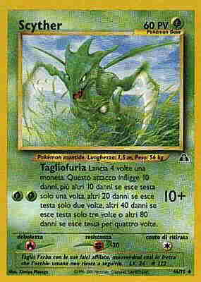 46 / 75 Scyther non comune unlimited (IT) -NEAR MINT-