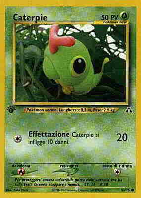 53 / 75 Caterpie comune unlimited (IT) -NEAR MINT-