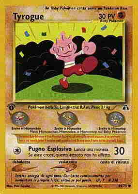66 / 75 Tyrogue comune unlimited (IT) -GOOD-
