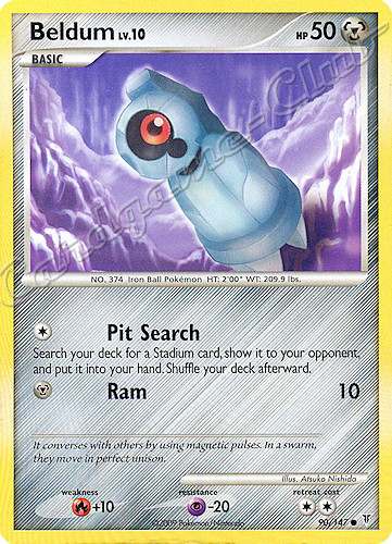 090 / 147 Beldum LV.10 comune (EN) -NEAR MINT-