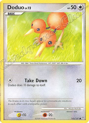 102 / 147 Doduo LV.12 comune (EN) -NEAR MINT-