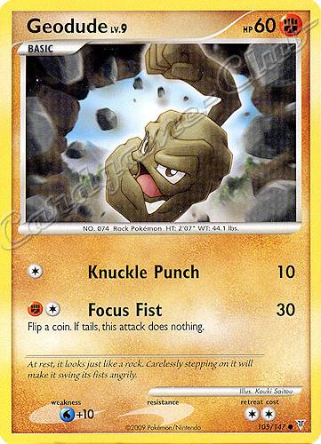 105 / 147 Geodude LV.9 comune (EN) -NEAR MINT-