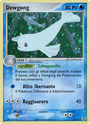 003 / 112 Dewgong rara foil (IT) -NEAR MINT-