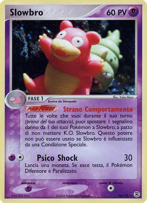 014 / 112 Slowbro rara foil (IT) -NEAR MINT-