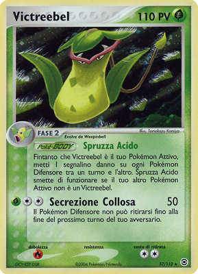 017 / 112 Victreebel rara foil (IT) -NEAR MINT-