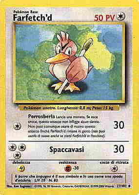027 / 102 Farfetch'd non comune unlimited (IT) -NEAR MINT-