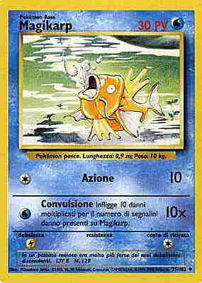 035 / 102 Magikarp non comune unlimited (IT) -NEAR MINT-