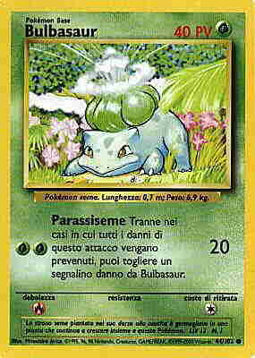 044 / 102 Bulbasaur comune unlimited (IT) -NEAR MINT-