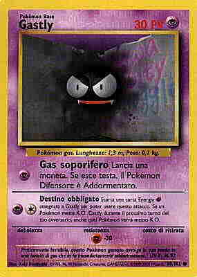 050 / 102 Gastly comune unlimited (IT) -NEAR MINT-