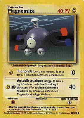 053 / 102 Magnemite comune unlimited (IT) -NEAR MINT-