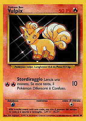 068 / 102 Vulpix comune unlimited (IT) -NEAR MINT-