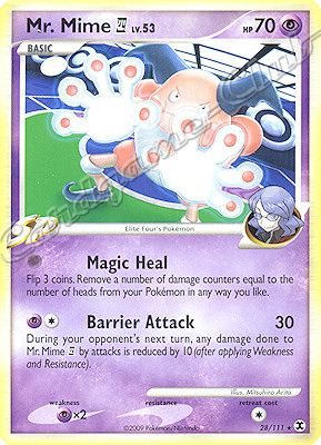 028 / 111 Mr. Mime LV.53 rara (EN) -NEAR MINT-