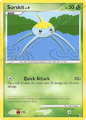 130 / 147 Surskit LV.9 comune (EN) -NEAR MINT-