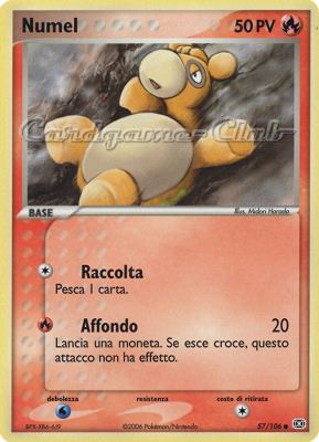 057 / 106 Numel comune (IT) -NEAR MINT-