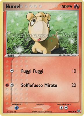 058 / 106 Numel comune (IT) -NEAR MINT-