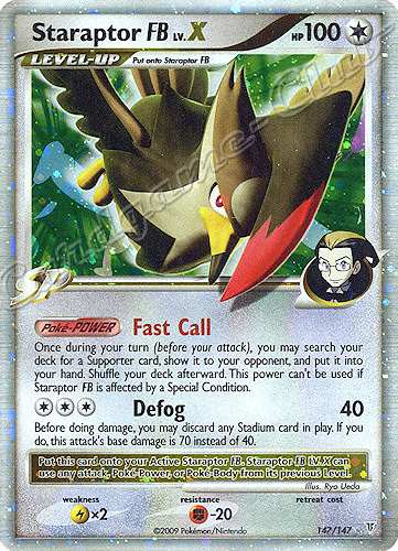147 / 147 Staraptor FB LV.X rara livello X foil (EN) -NEAR MINT-