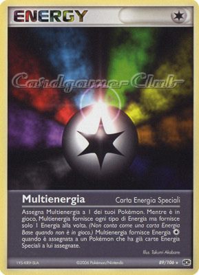 089 / 106 Multienergia rara (IT) -NEAR MINT-