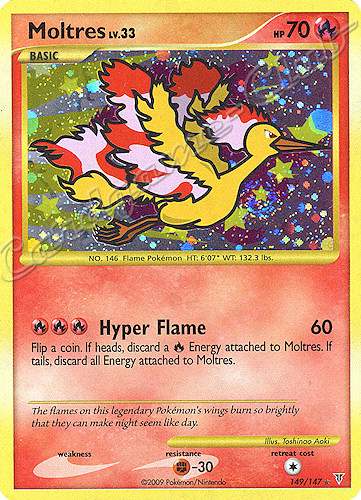149 / 147 Moltres LV.33 rara parallela foil (EN) -NEAR MINT-